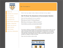 Tablet Screenshot of gettoknowu.com